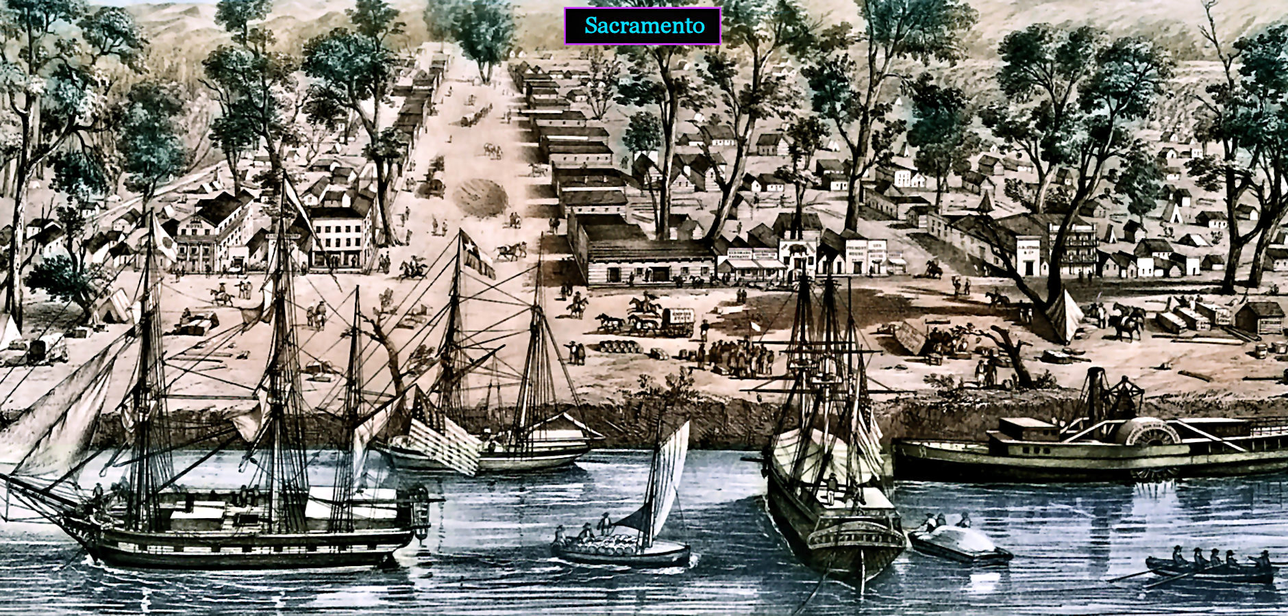 Sacramento, 1850